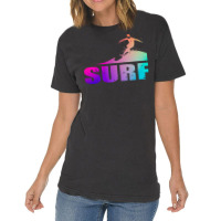 Surf Yellow Vintage T-shirt | Artistshot