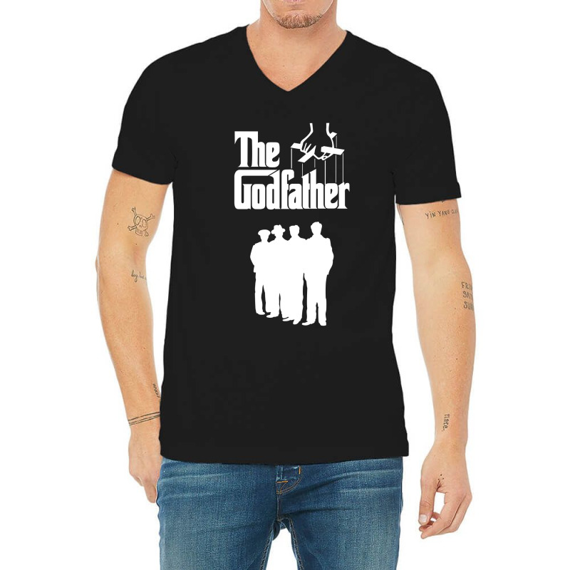 The God Father Vintage V-neck Tee | Artistshot