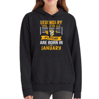 Legendary Volleyball Players Are Born In January R Vintage Hoodie | Artistshot