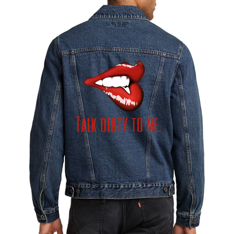 Talk To Me Men Denim Jacket | Artistshot