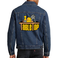 Table Top Men Denim Jacket | Artistshot