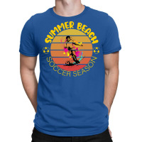 Summer Beach Soccer Season With The Sunset Funny G T-shirt | Artistshot