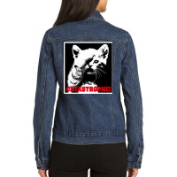 #catastrophe Ladies Denim Jacket | Artistshot