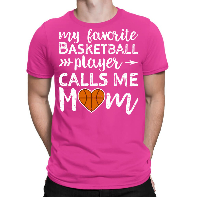 My Favorite Basketball Player Calls Me Mom 70s T-shirt | Artistshot