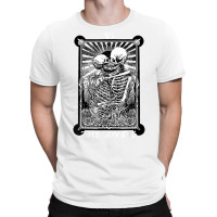 The Lovers Vintage Tarot Card Occult Skeletons Sup T-shirt | Artistshot