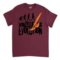 Windsurfing Evolution Girl Classic T-shirt | Artistshot