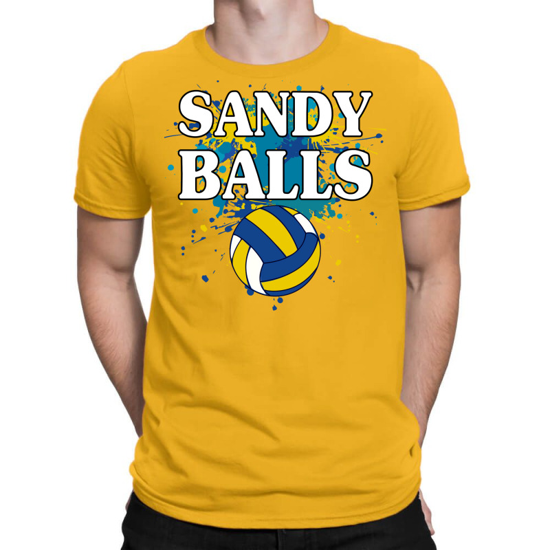 Sandy Balls Beach Volleyball Funny Player Team Quo T-shirt | Artistshot