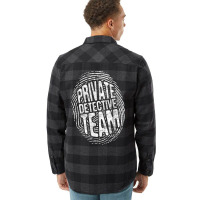 Private Detective Team   Investigate Investigator Flannel Shirt | Artistshot