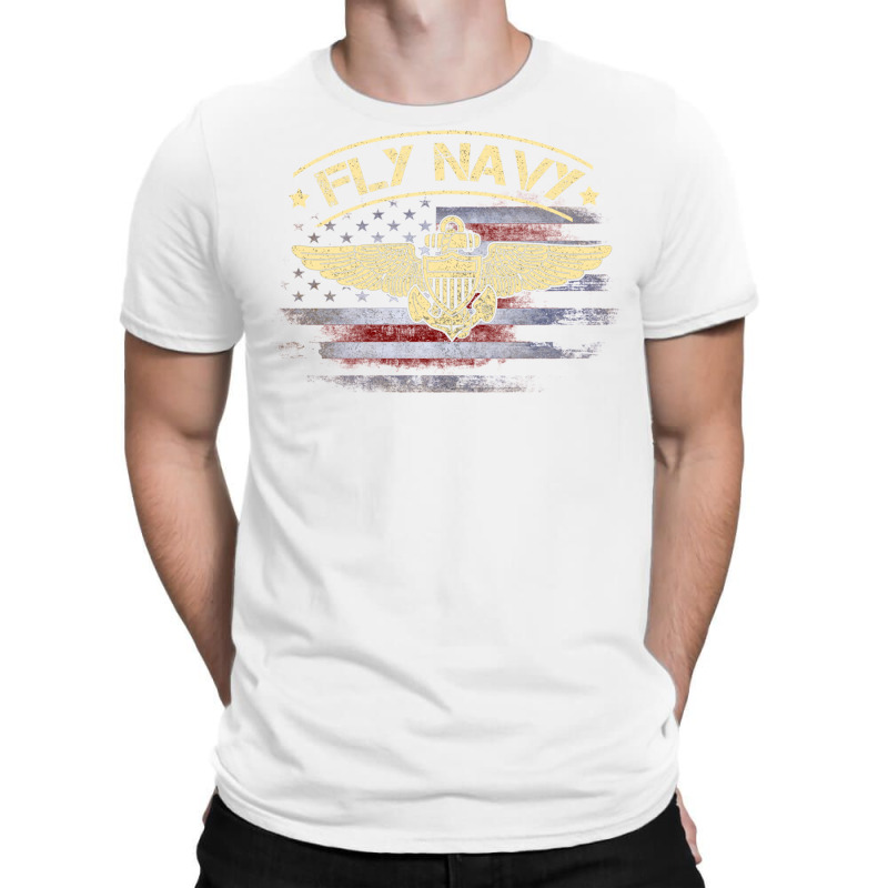 Classic Naval Officer Pilot Wings Long Sleeve T Sh T-Shirt by heffopance | Artistshot