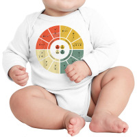 Vintage Ohms Law Diagram Electrical Electronics En Long Sleeve Baby Bodysuit | Artistshot