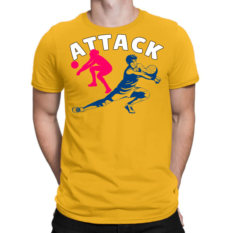 Volleyball Attack Music T-shirt | Artistshot