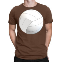 Volleyball Lovers Floating Volleyball White Backgr T-shirt | Artistshot