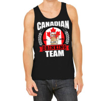 Canadian Drinking Team Funny Canada Flag Beer Part Tank Top | Artistshot