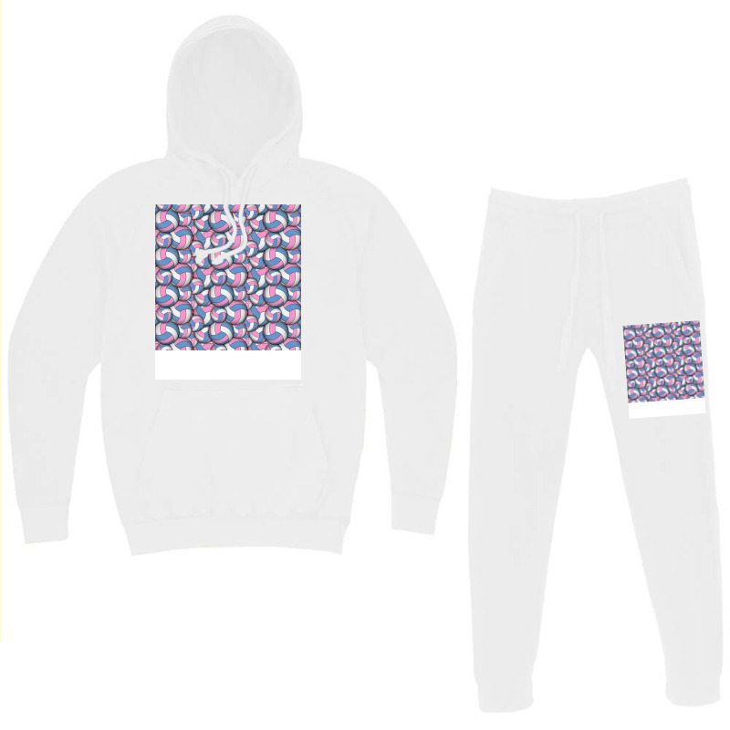 Volleyball Pattern Aesthetic Hoodie & Jogger Set | Artistshot