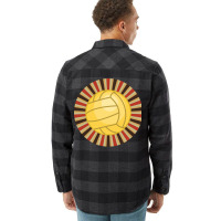 Volleyball Retro Cool Cute Flannel Shirt | Artistshot