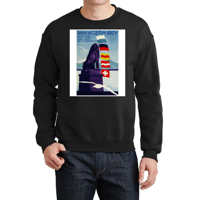 When In Germany Dont Miss The Lake Of Constance Vi Crewneck Sweatshirt | Artistshot