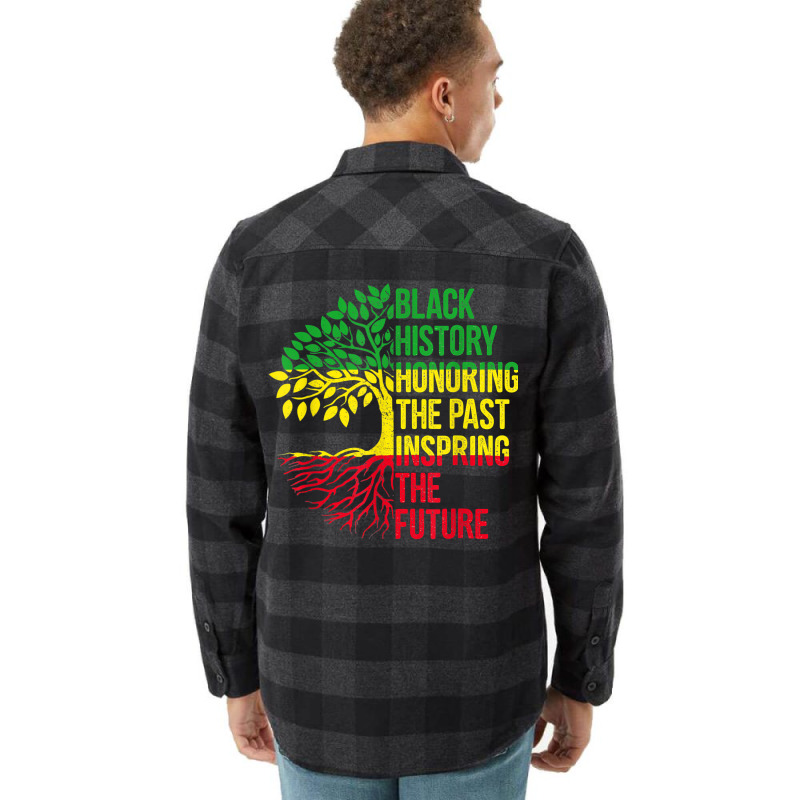 Honoring Past Inspiring Future Black History Month Flannel Shirt | Artistshot