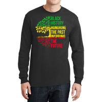 Honoring Past Inspiring Future Black History Month Long Sleeve Shirts | Artistshot