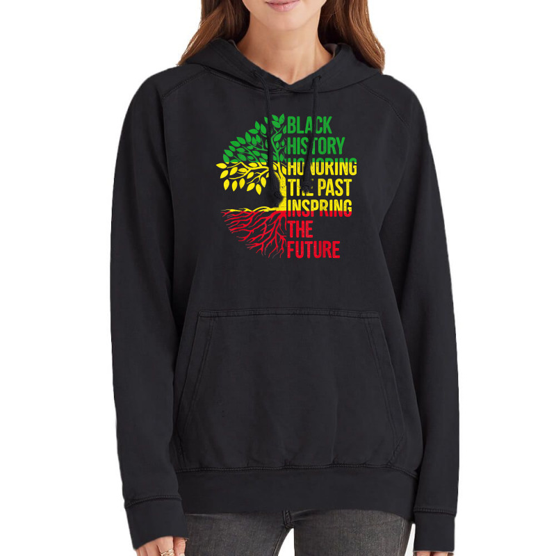 Honoring Past Inspiring Future Black History Month Vintage Hoodie | Artistshot