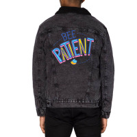 Bee Patient Music Unisex Sherpa-lined Denim Jacket | Artistshot