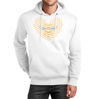 Beekeeper Bees Honeycomb Heart Honey Quote Unisex Hoodie | Artistshot