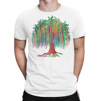 Mardi Gras Tree Beads New Orleans 2023 Watercolor T-shirt | Artistshot