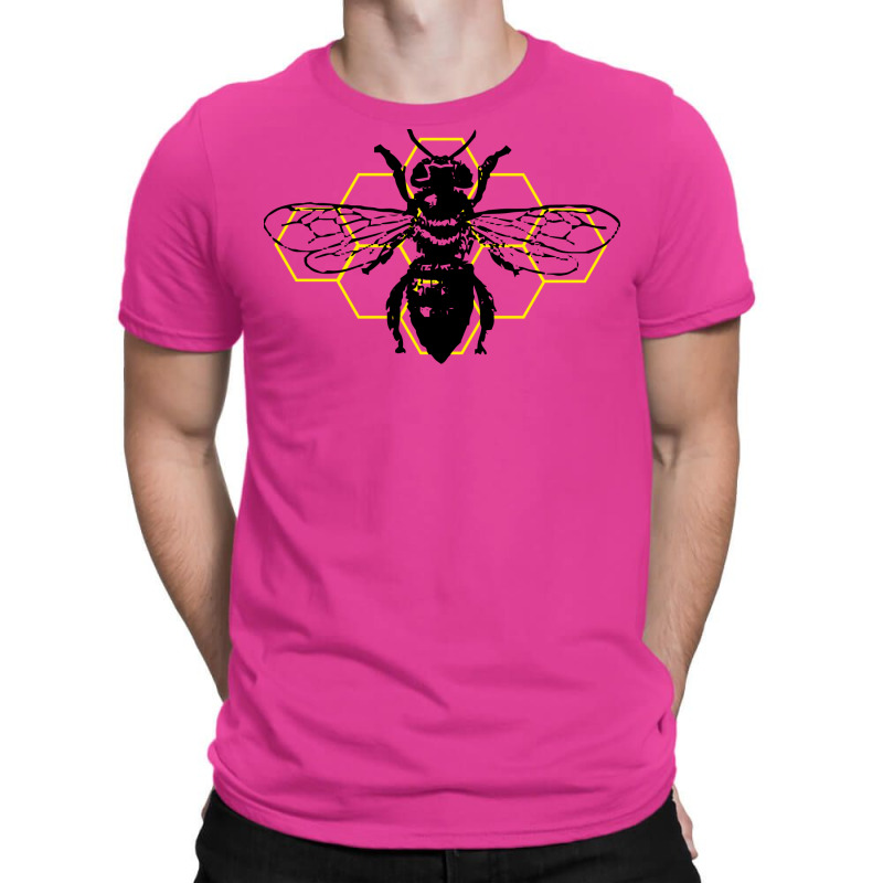 Geometric Worker Bee 80s T-Shirt by reuletrevere8 | Artistshot