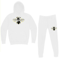 Geometric Worker Bee 80s Hoodie & Jogger Set | Artistshot