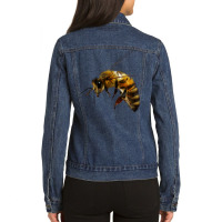 Bees Ladies Denim Jacket | Artistshot