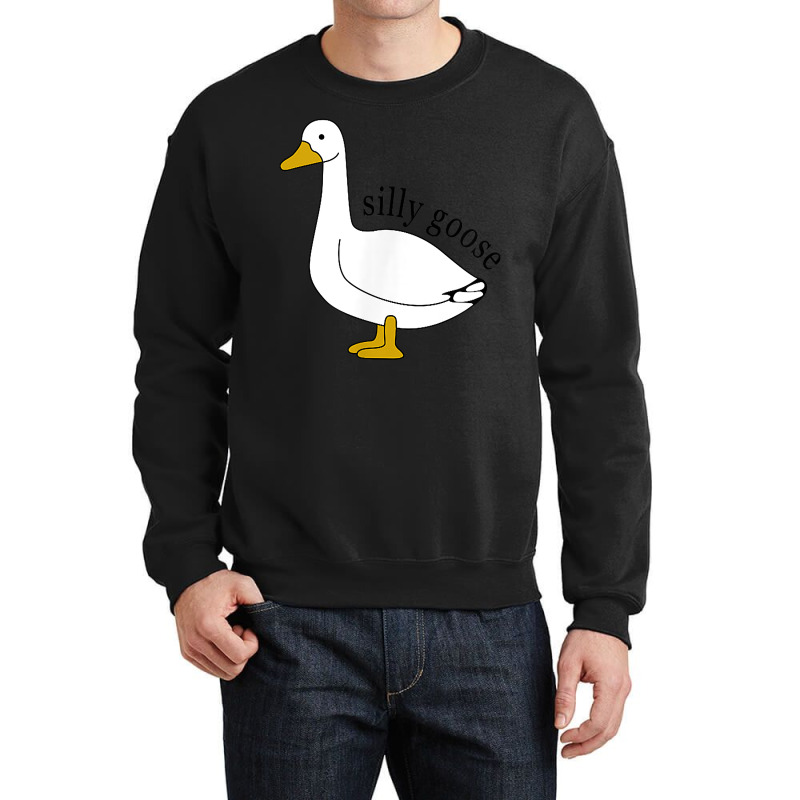 Silly Goose Funny Goose Meme Cute Goose Trendy Clo Crewneck Sweatshirt | Artistshot