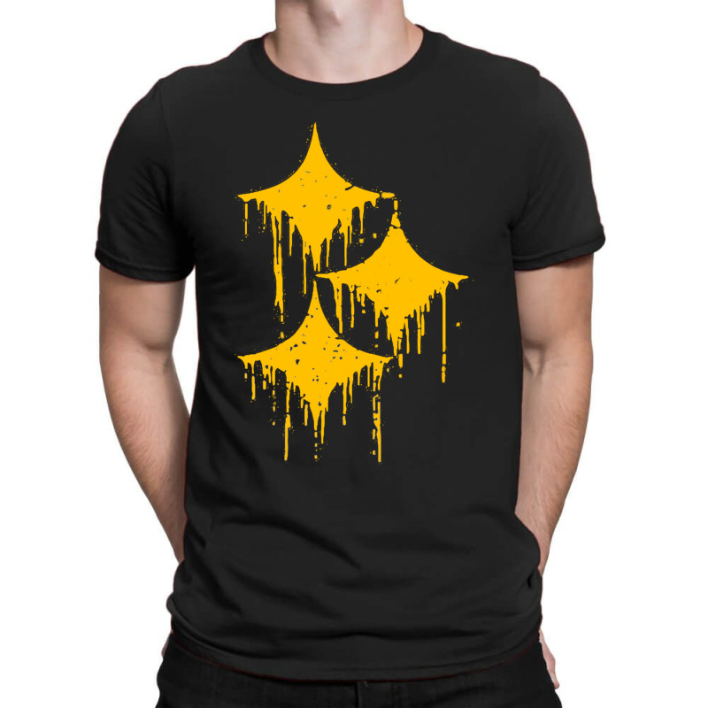 Dripping Hypocycloids Gold T-shirt | Artistshot