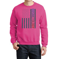 American Flag Cosmetology Cosmetoloist Girl Crewneck Sweatshirt | Artistshot