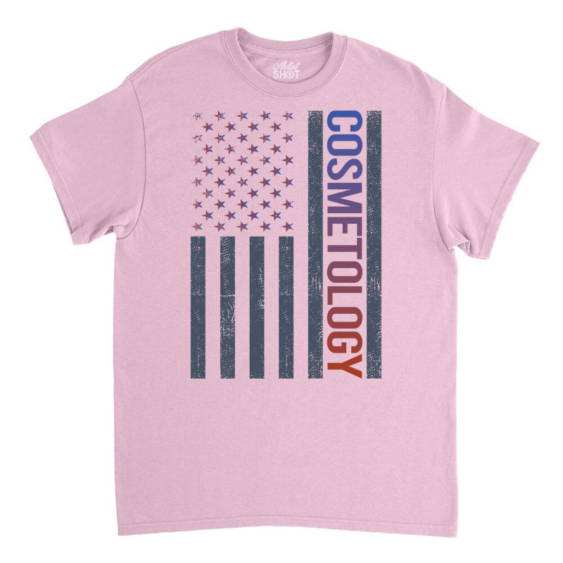 American Flag Cosmetology Cosmetoloist Girl Classic T-shirt | Artistshot