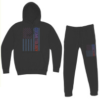 American Flag Cosmetology Cosmetoloist Girl Hoodie & Jogger Set | Artistshot