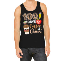 100 Days Of Coffee Chaos Shirt 100th Day Of School Tank Top | Artistshot