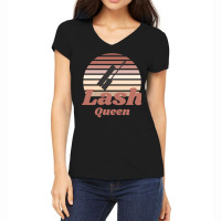 Gift Idea For Lash Artist Lash Boss Lash Tech Or L Women's V-neck T-shirt | Artistshot