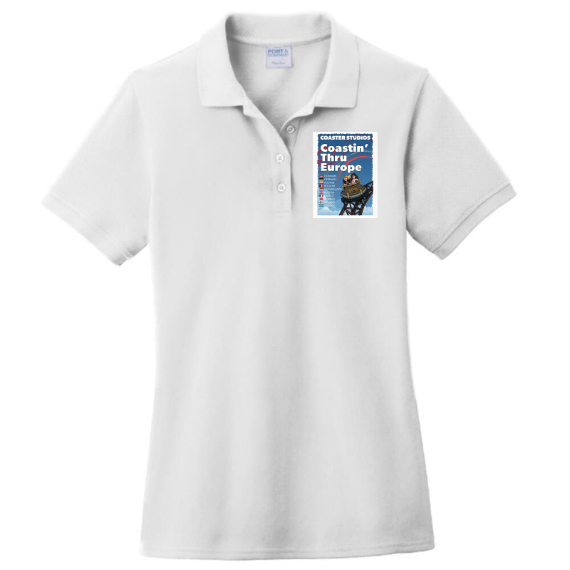 Coaster Studios Ladies Polo Shirt by kamisalona | Artistshot