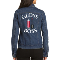 Gloss Boss Funny Ladies Denim Jacket | Artistshot