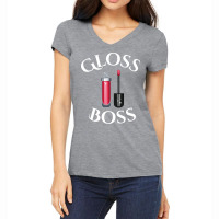 Gloss Boss Funny Women's V-neck T-shirt | Artistshot