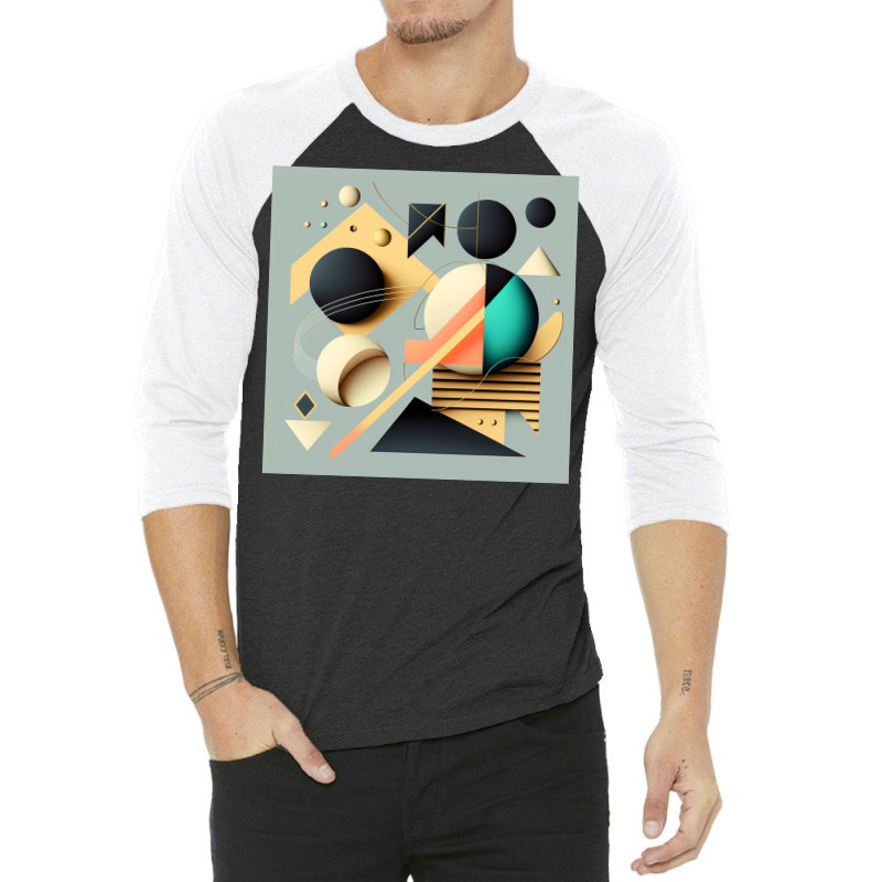 Design Geometric 3/4 Sleeve Shirt | Artistshot