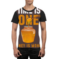 Time Is Honey Honey Is Money Hipster Graphic T-shirt | Artistshot