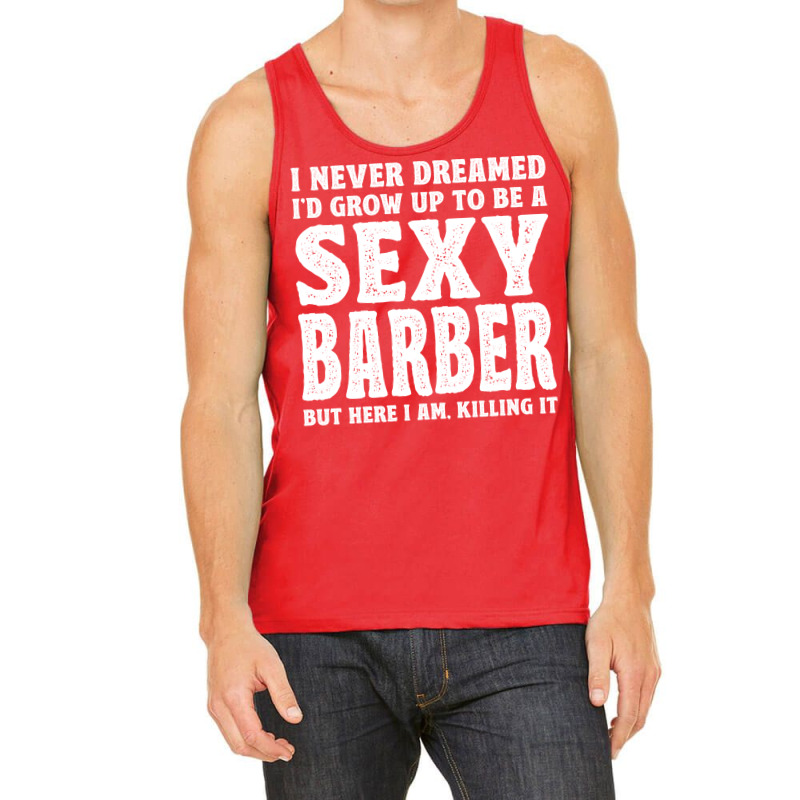 Funny Barber Men Dad Barbershop Hairdresser Hairst Tank Top | Artistshot