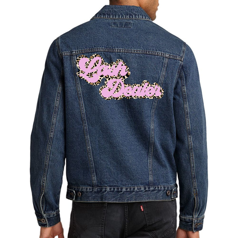 Gift Idea For Lash Artist Lash Boss Lash Tech Or L Men Denim Jacket | Artistshot