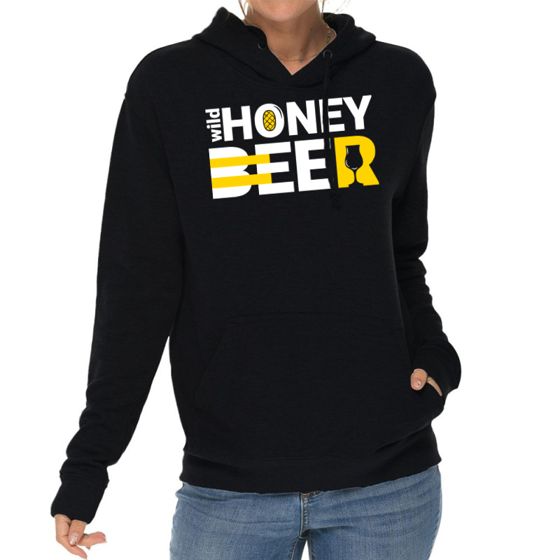 Wild Honey Beer Black Funny Lightweight Hoodie by reuletrevere8 | Artistshot