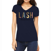 Gift Idea For Lash Artist Lash Boss Lash Tech Or L Women's V-neck T-shirt | Artistshot