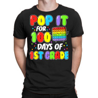 Kids Kids 100th Day Of School Pop It 100 Days Of 1 T-shirt | Artistshot