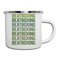 Green Text Beat Box Beatboxing Beatbox Trending Camper Cup | Artistshot