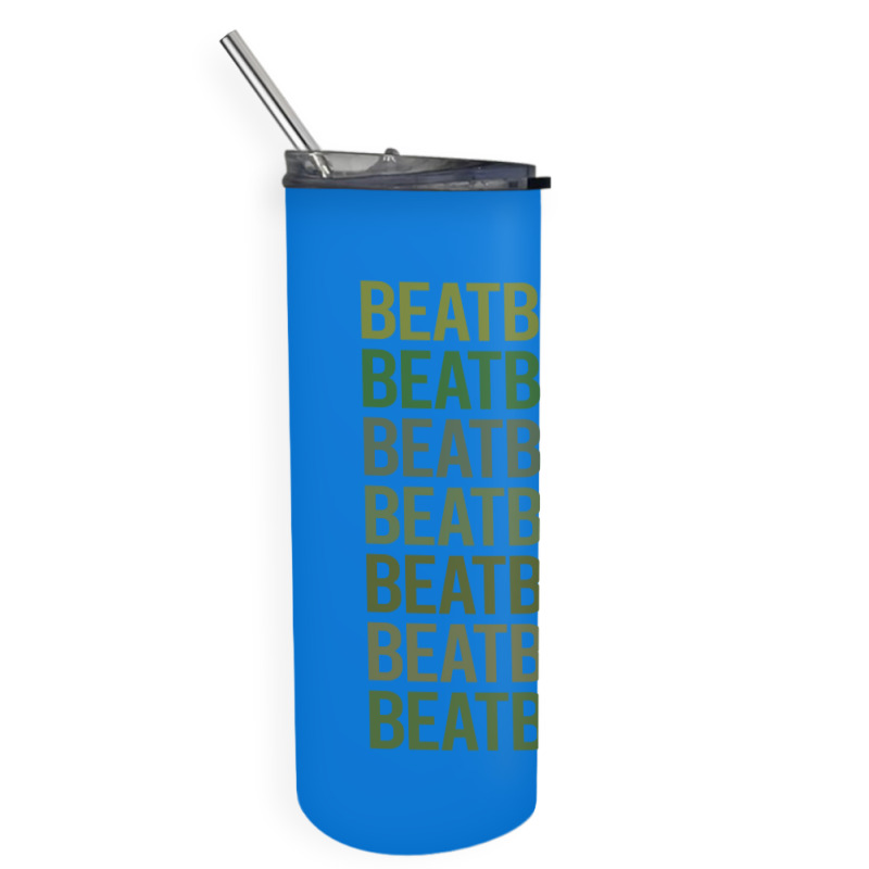 Green Text Beat Box Beatboxing Beatbox Trending Skinny Tumbler | Artistshot