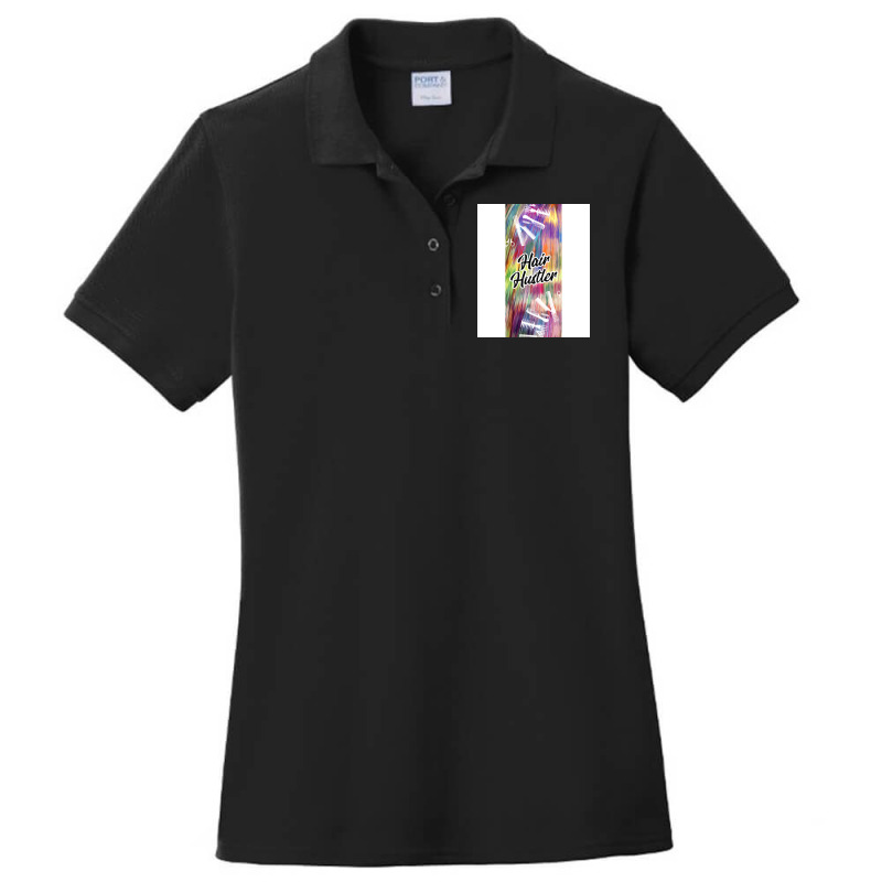 Hair Hustler Music Ladies Polo Shirt | Artistshot