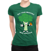 Eat Your Broccoli Read Leviticus Dark Ladies Fitted T-shirt | Artistshot